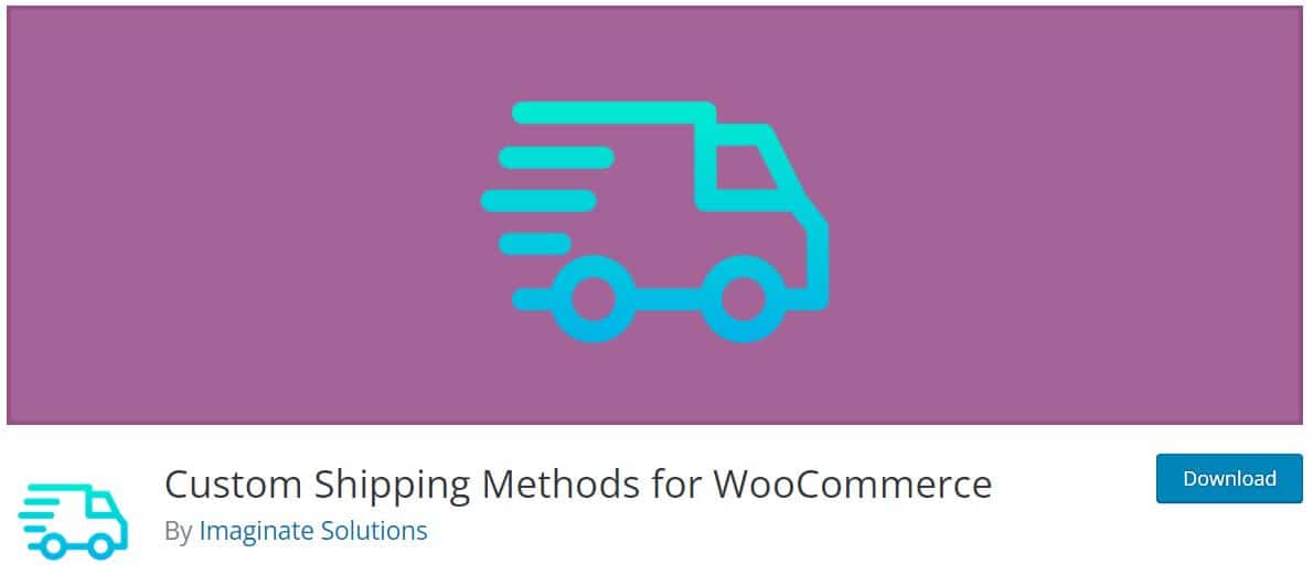 WooCommerce 플러그인 사용자 정의 배송 방법