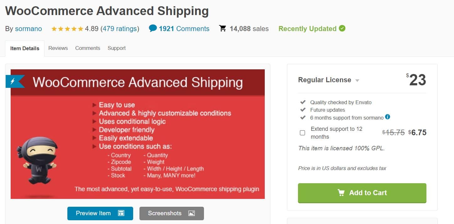 WooCommerce 고급 배송 플러그인