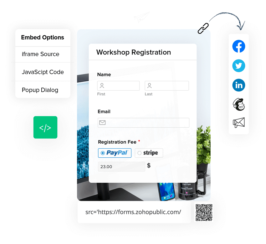 Formulare mobile Zoho Forms