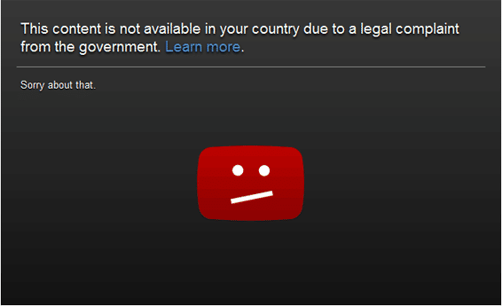 Coğrafi kısıtlamalar nedeniyle YouTube videosu kullanılamıyor