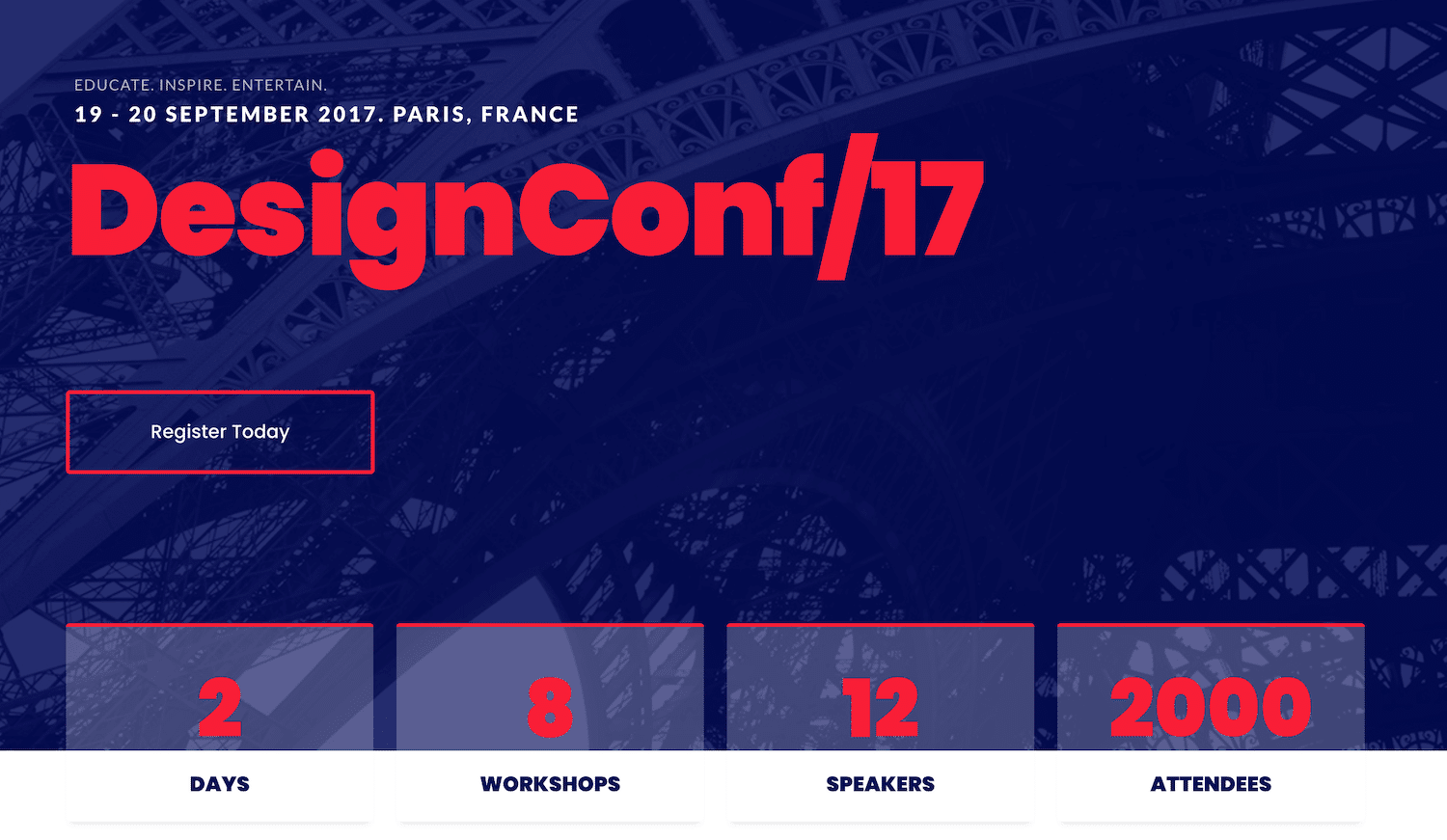 Șablon DesignConf