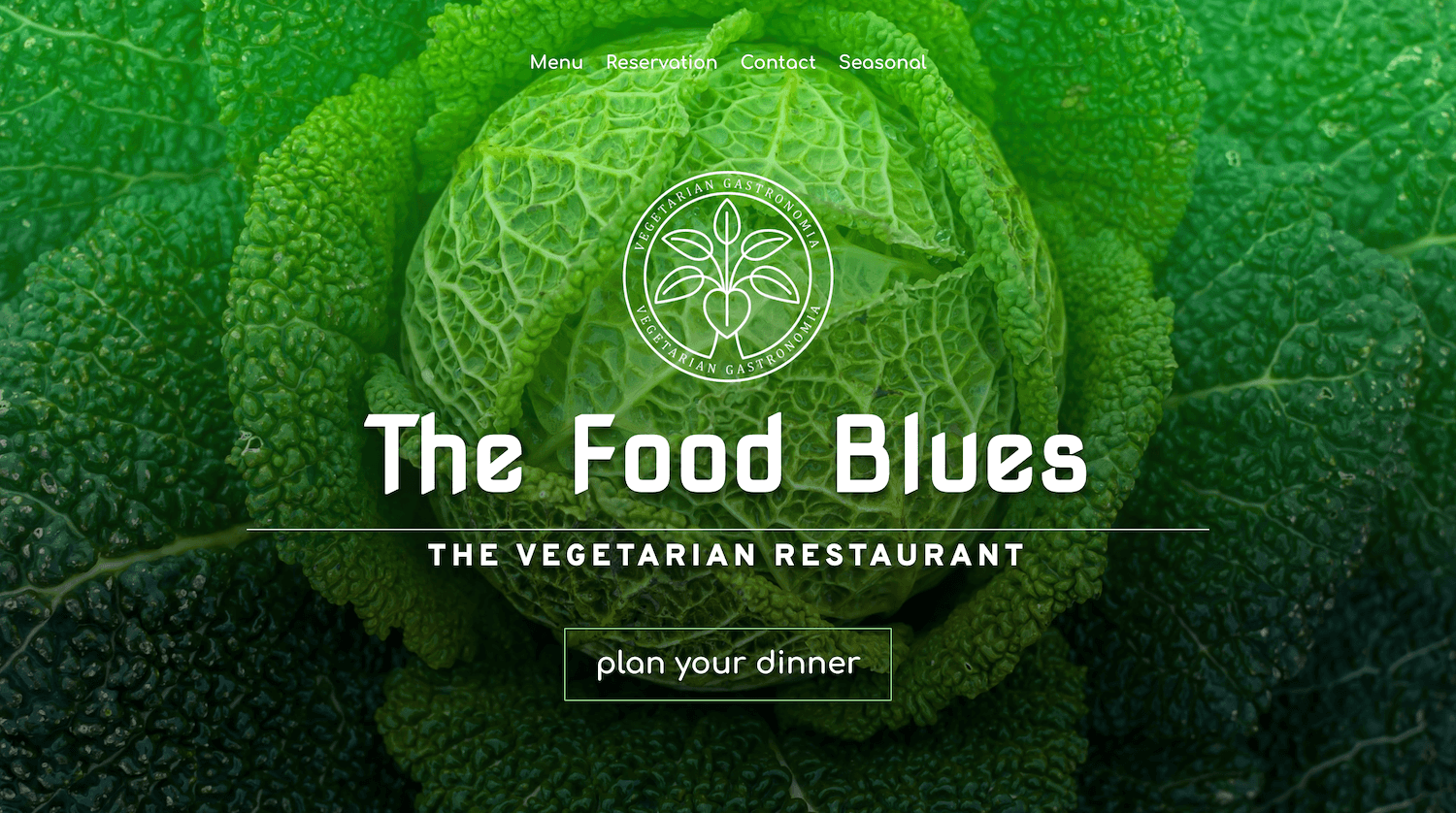 Șablon Food Blues