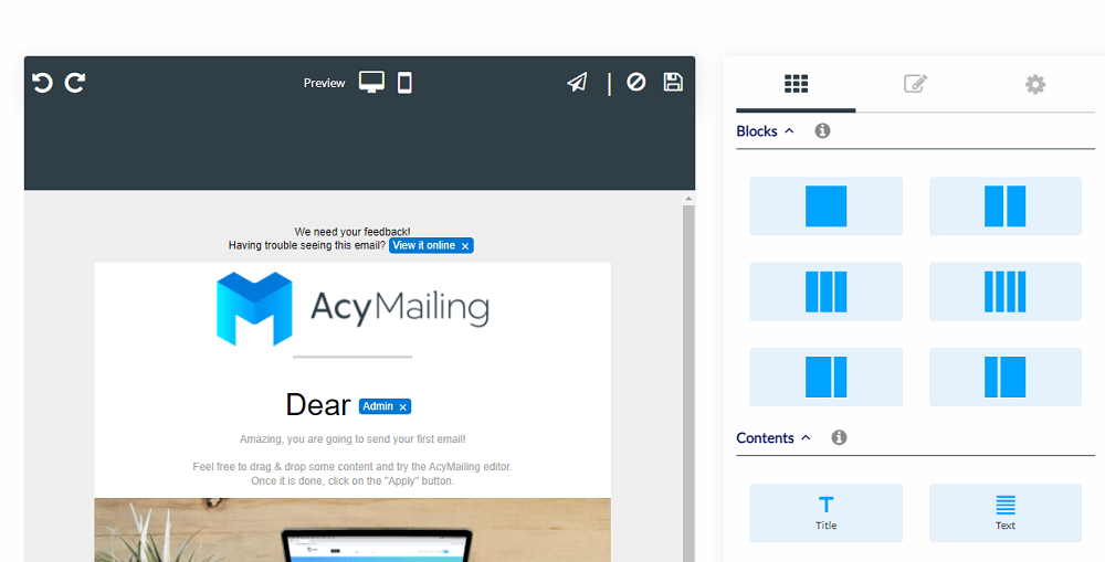 Drag-and-Drop-Newsletter-Designer