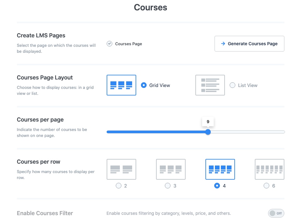 MasterStudy LMS Kursanzeige