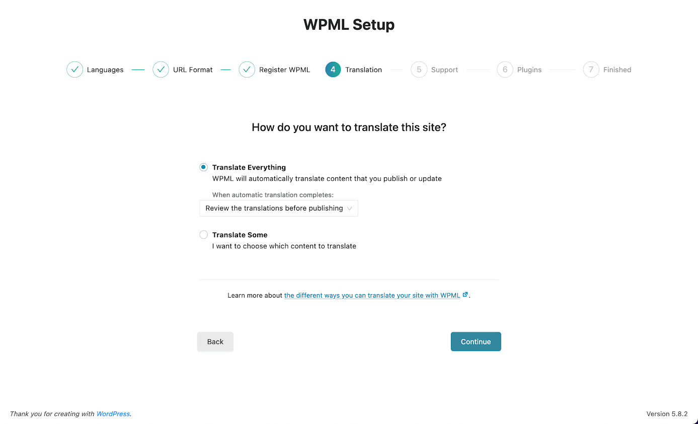 WPML 翻譯一切模式