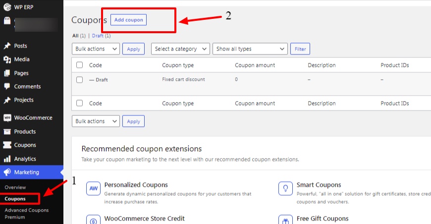 WooCommerce-Gutschein hinzufügen
