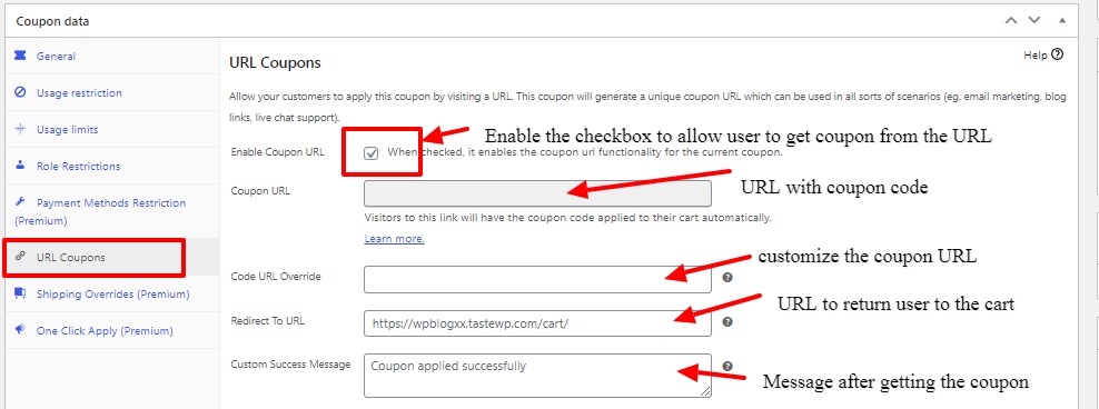URL-Gutscheine