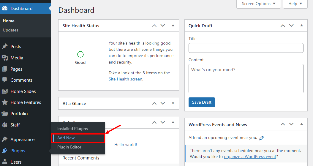 การติดตั้งปลั๊กอิน WordPress บล็อกกำเนิดแบบกำหนดเอง