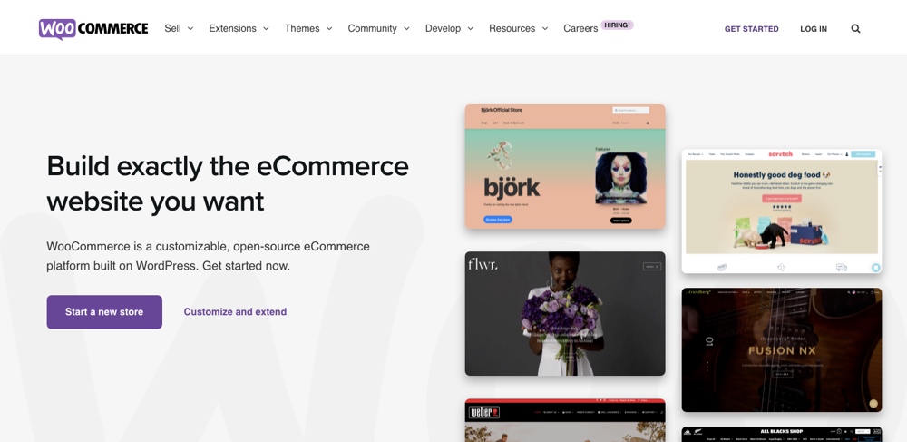 หน้า Landing Page ของ WooCommerce