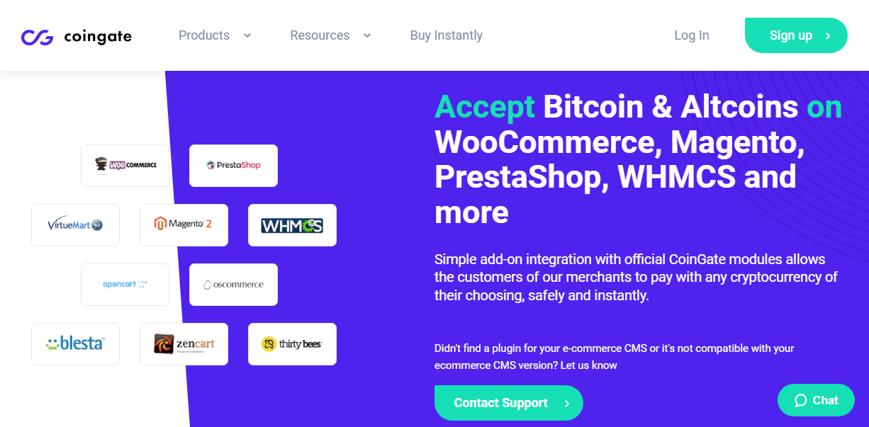 เว็บไซต์ทางการของ cryptocurrency coingate