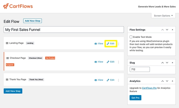 ปรับแต่งช่องทางการขายใน WordPress ด้วยหน้าของ Cartflows Edit
