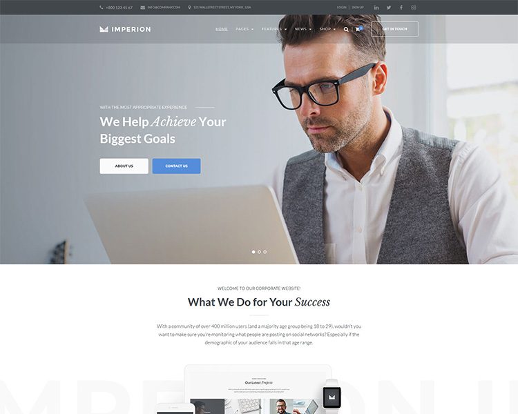 tema WordPress aziendale multiuso