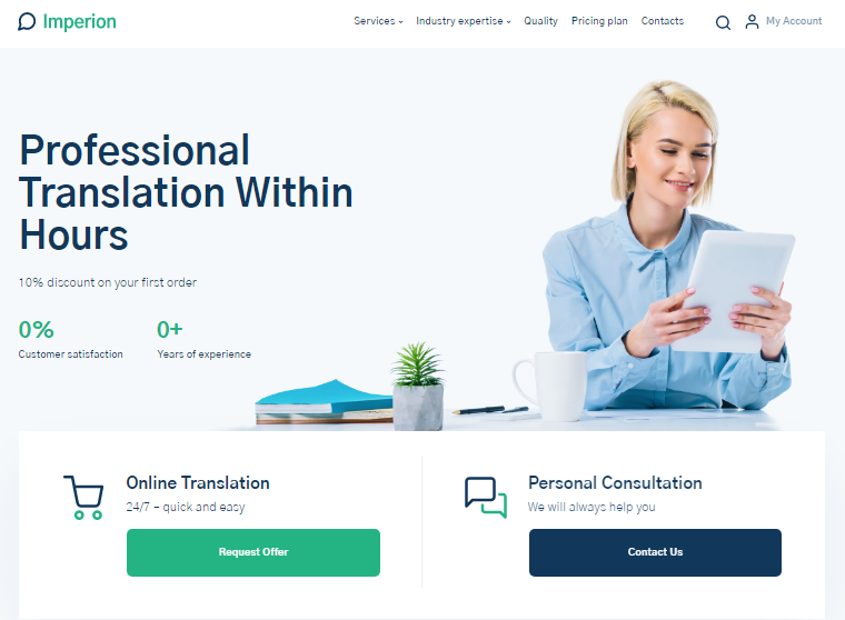 tema WordPress aziendale multiuso
