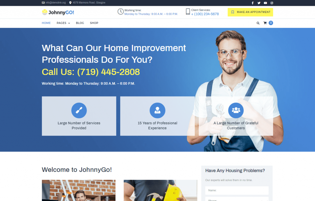Home Services Mehrzweck-WordPress-Theme