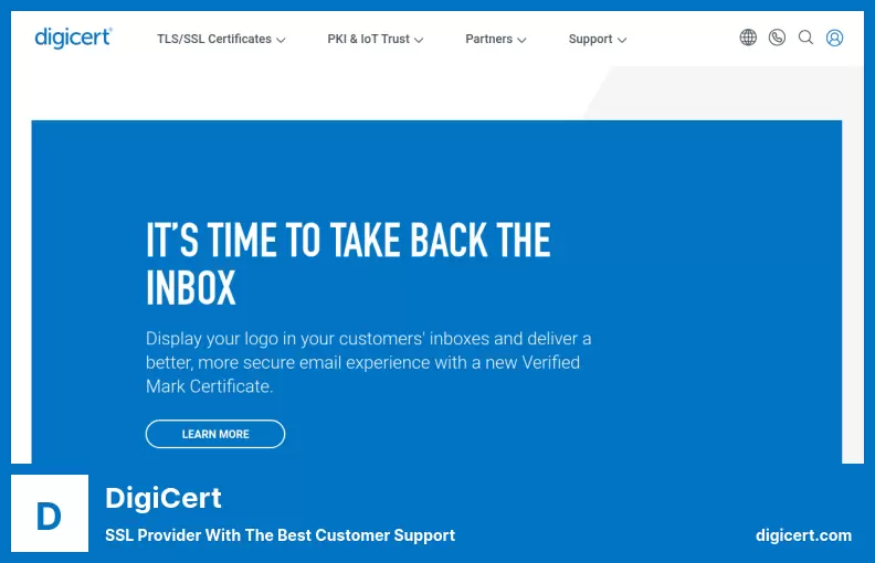 DigiCert - مزود SSL مع أفضل دعم للعملاء