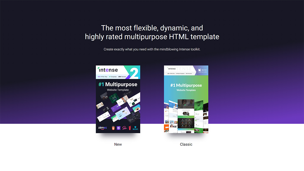 Intensiv: Beste responsive HTML5-Vorlagen