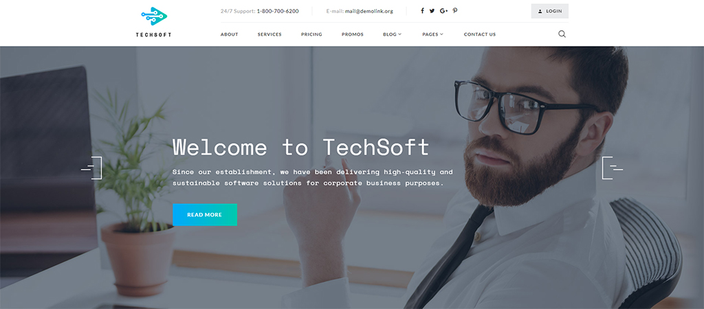 Techsoft: Beste responsive HTML5-Vorlagen