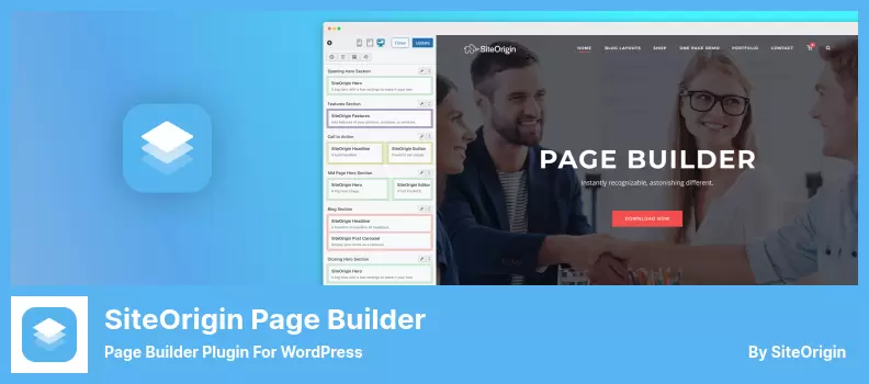 ปลั๊กอินตัวสร้างเพจ SiteOrigin - ปลั๊กอินตัวสร้างเพจสำหรับ WordPress