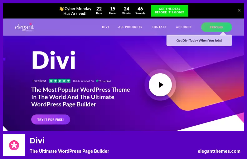 ปลั๊กอิน Divi - สุดยอดตัวสร้างเพจ WordPress