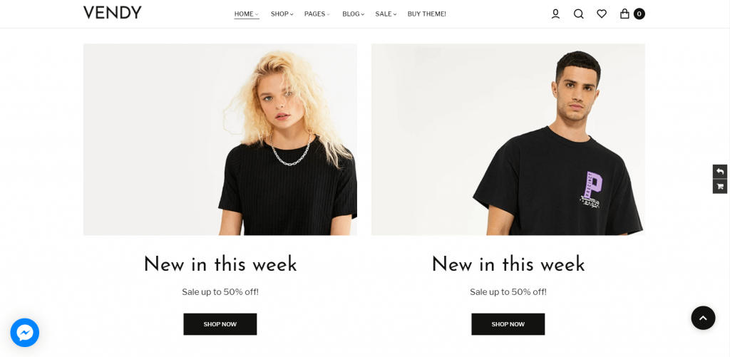 Shopify tema para la moda