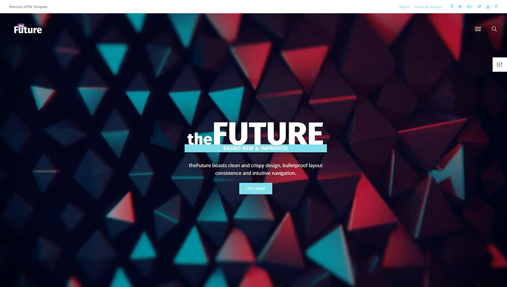 theFuture - Премиум-шаблоны Bootstrap 5 для агентства веб-дизайна