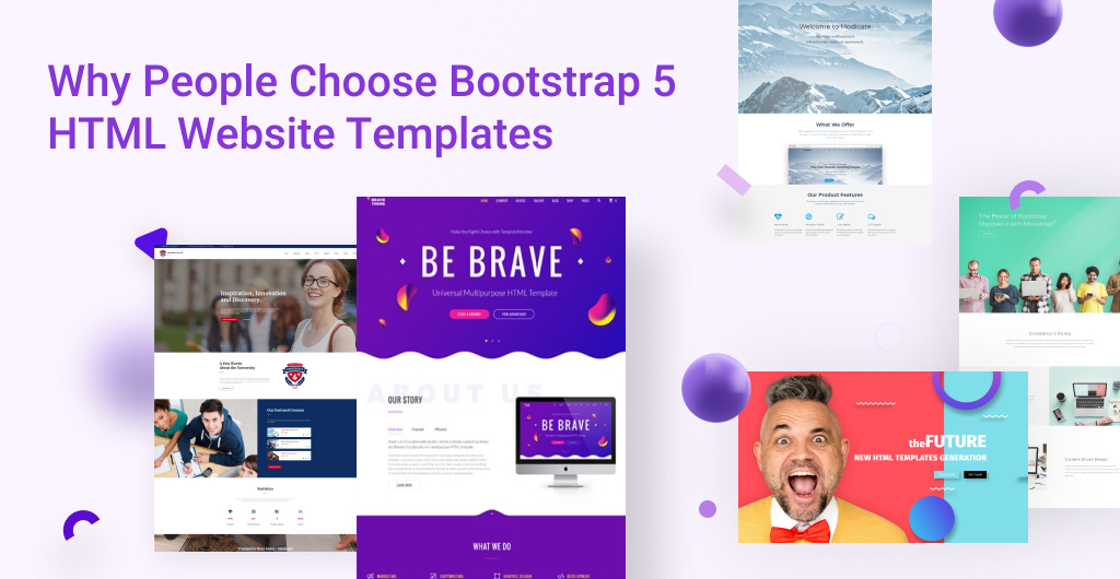 Почему люди выбирают HTML-шаблоны веб-сайтов Bootstrap 5