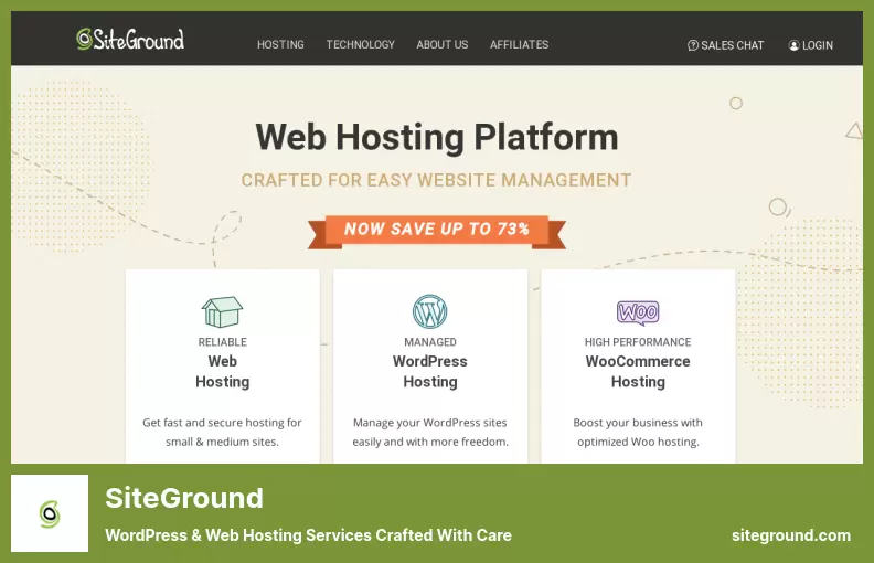 SiteGround - WordPress & Web Hosting Services ที่สร้างขึ้นด้วยความใส่ใจ