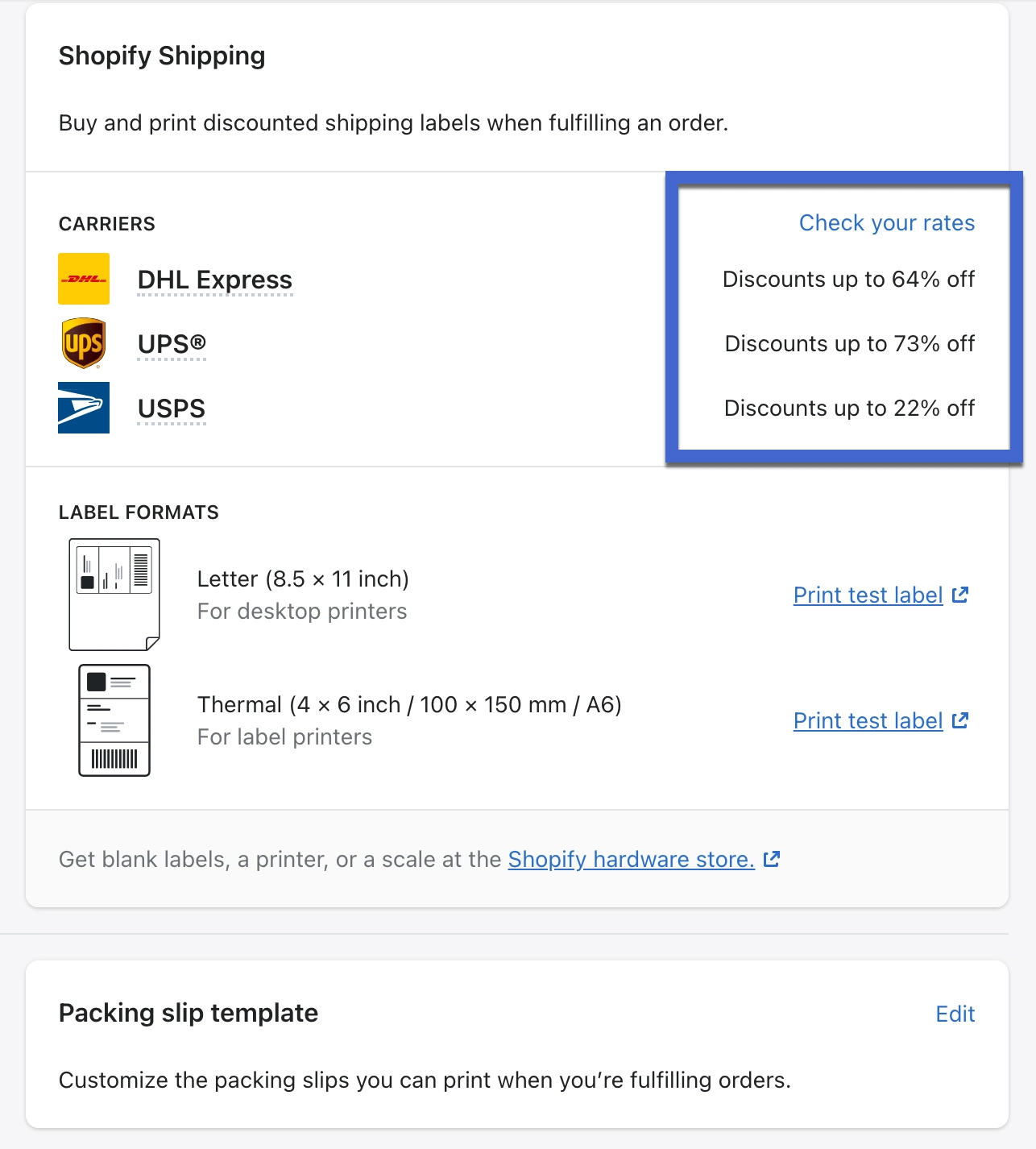 Shopify 运费定价
