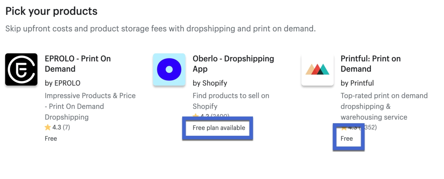 Shopify 计划用应用程序解释