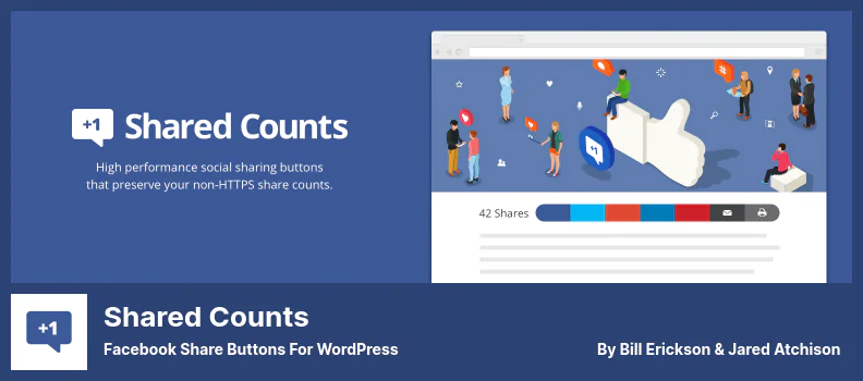 ปลั๊กอินการนับที่ใช้ร่วมกัน - ปุ่มแชร์บน Facebook สำหรับ WordPress