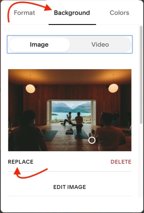 كيفية استخدام Squarespace لخلفيات الصور والفيديو