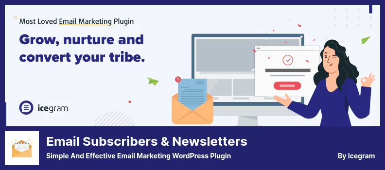 ปลั๊กอินอีเมลสมาชิก & จดหมายข่าว - ปลั๊กอิน WordPress การตลาดทางอีเมลที่ง่ายและมีประสิทธิภาพ
