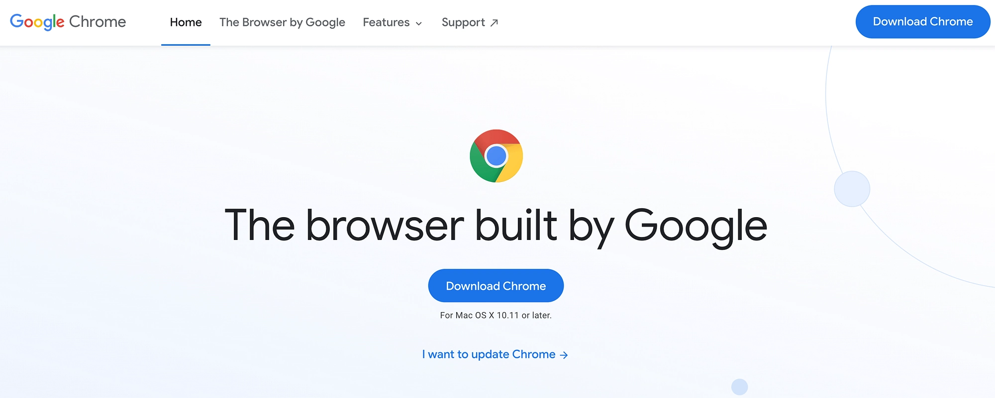 متصفح الويب Google Chrome.