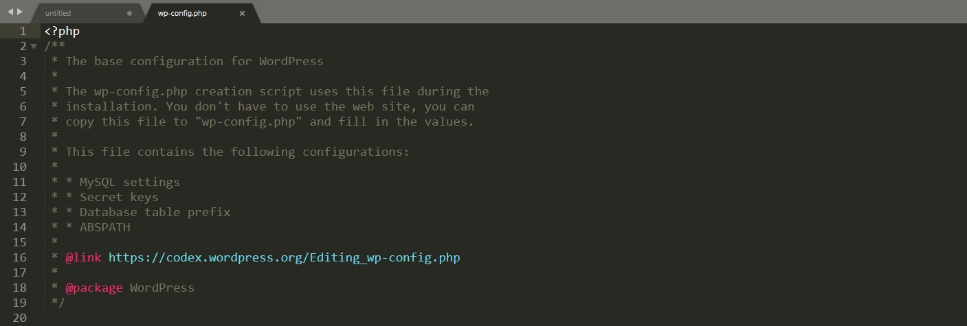 تحرير PHP باستخدام محرر نصوص محلي