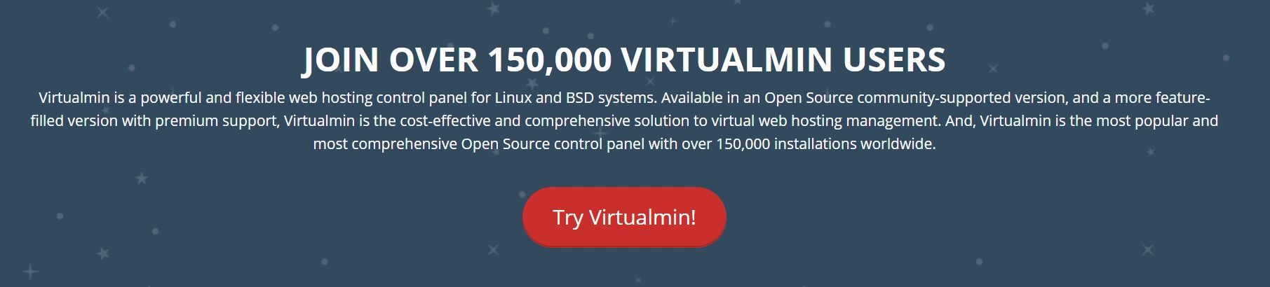 Virtualmin 主页
