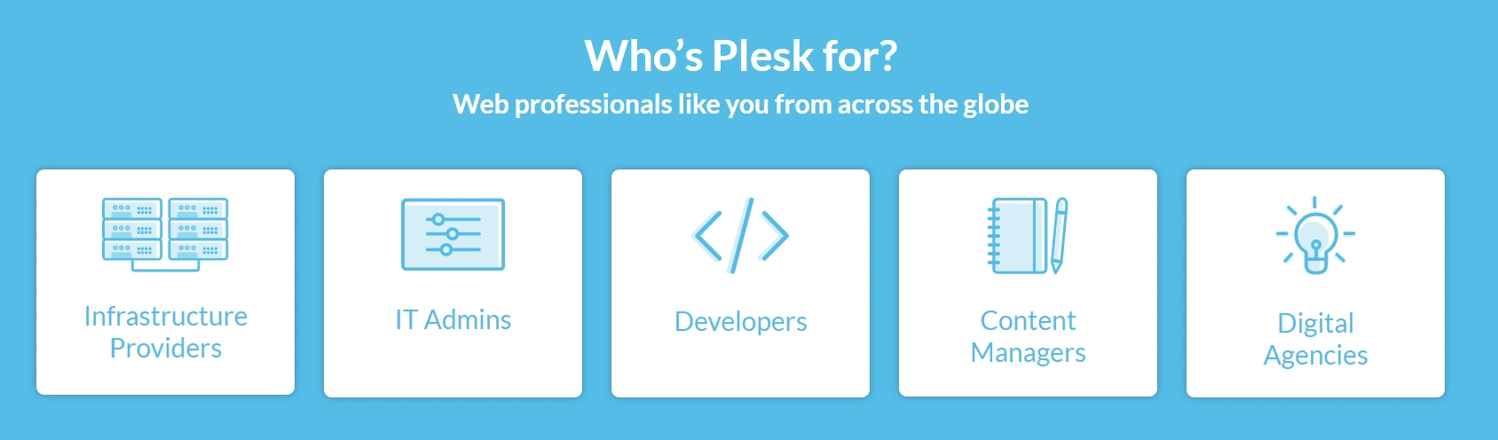 Plesk 主页