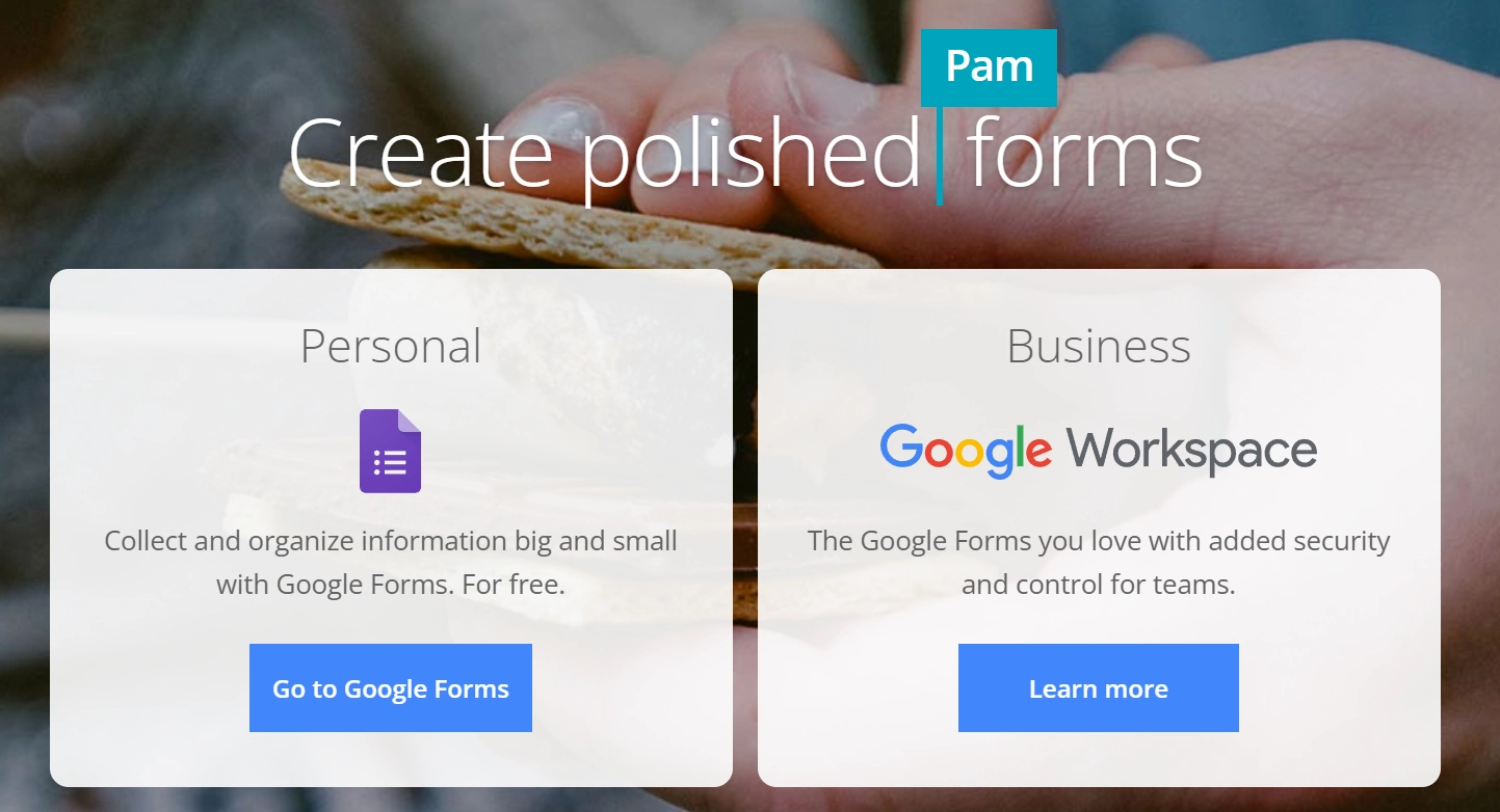 เครื่องมือสร้างแบบฟอร์มออนไลน์ที่ดีที่สุด - Google Forms