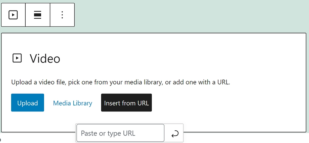 แทรกวิดีโอจาก URL