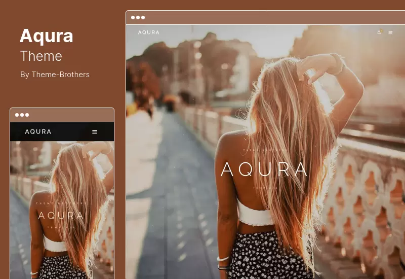 ธีม Aqura - ธีม WordPress เพลง