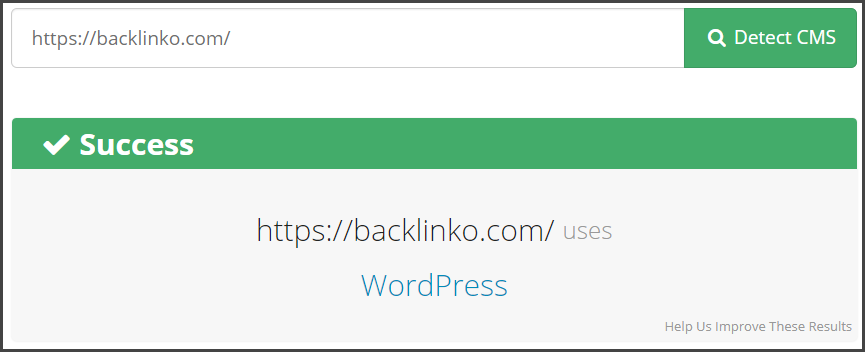 ตรวจสอบว่าไซต์ใช้ WordPress . อยู่หรือไม่