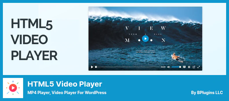 ปลั๊กอินเครื่องเล่นวิดีโอ HTML5 - เครื่องเล่น MP4, เครื่องเล่นวิดีโอสำหรับ WordPress