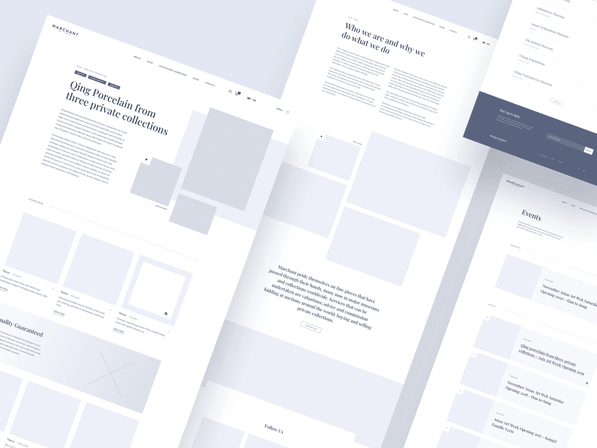 Wireframes para el proceso de diseño web
