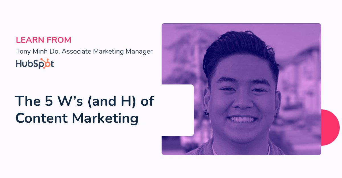 การตลาดเนื้อหา 5 W กับ Hubspot