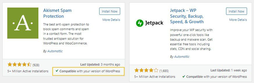 ความเข้ากันได้ของธีม WordPress