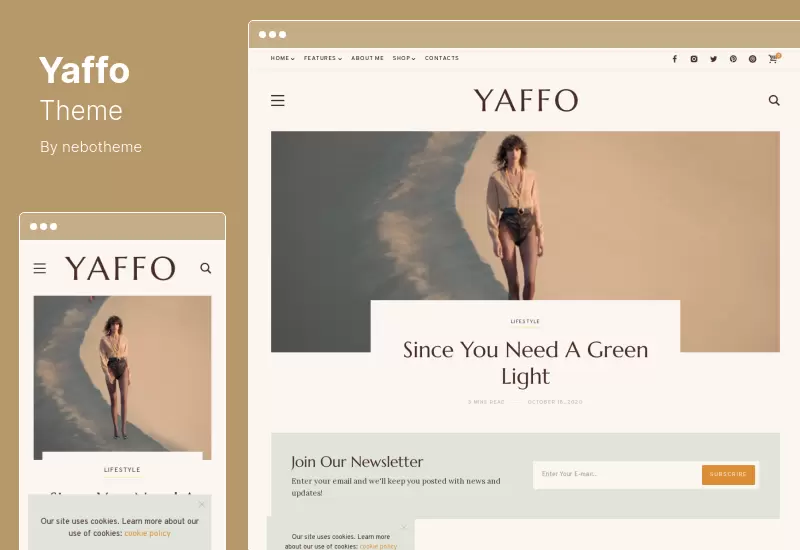 ธีม Yaffo - บล็อกส่วนตัวสำหรับไลฟ์สไตล์ของ WordPress ธีม