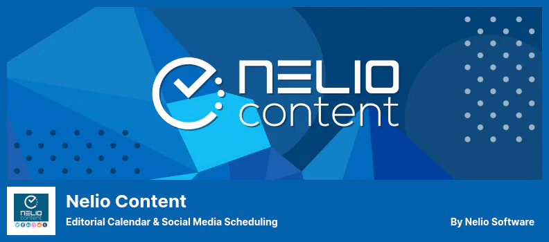Complemento Nelio Content - Calendario editorial y programación de redes sociales