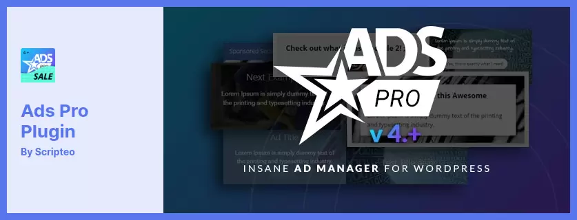 ปลั๊กอิน Ads Pro Plugin - ตัวจัดการโฆษณา WordPress อเนกประสงค์