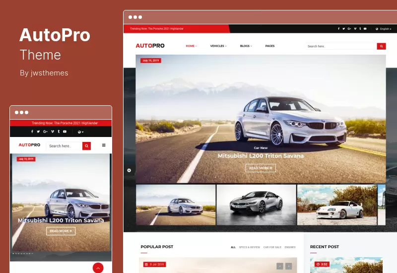 Tema AutoPro - Tema de WordPress para concesionarios de automóviles