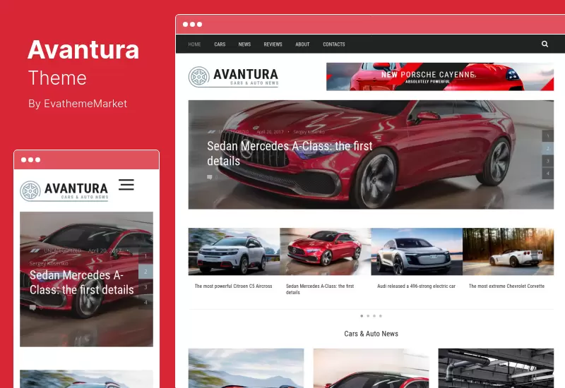 Tema Avantura - Revista Blog WordPress Tema
