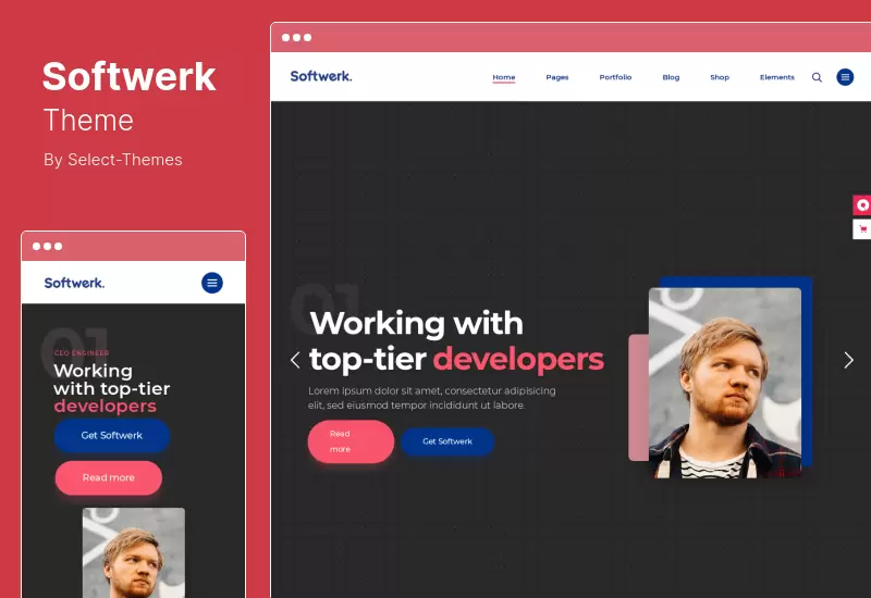 Tema Softwerk - Tema de WordPress para inicio de software SaaS